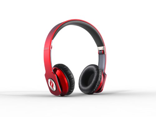 Noontec ZORO Professional Steel Reinforced SCCB Sound Technology Headphones Red