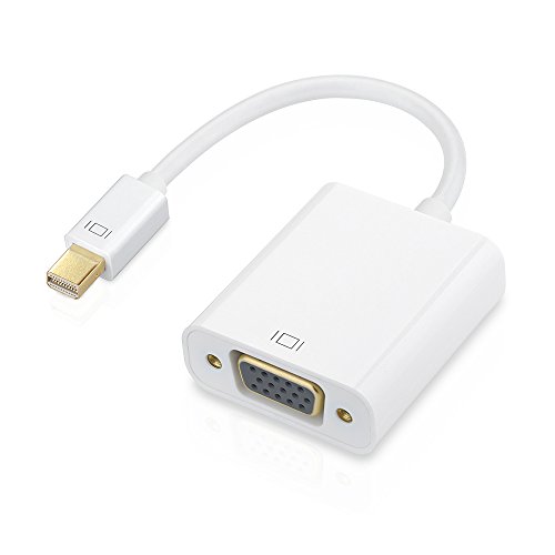 Thunderbolt Port Mini Displayport To VGA Display Port Converter Adapter Cable for Apple Mac Macbook Pro Air iMac