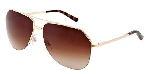 Dolce and Gabbana 2111 02/13 Gold 2111 Iconic Evolution Aviator Sunglasses Lens