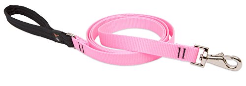 LupinePet 3/4 Pink 6-Foot Dog Lead