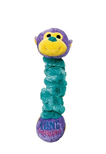 KONG Squiggles Dog Toy, Small (Colors vary)