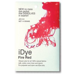 Jacquard iDye Fabric Dye 14 Grams-Fire Red