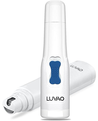 Premium Pet Nail Grinder by Luvao® - Ideal for Trimming Pet Nails - Completely Painless, Easy and Safe - Durable Design - Great for Cats and Dogs - 100% Satisfaction Guarantee