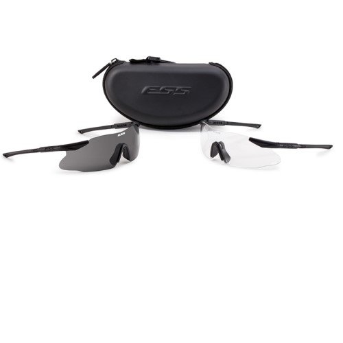 ESS Eyewear Ice 2X Eyeshield Kit, Black