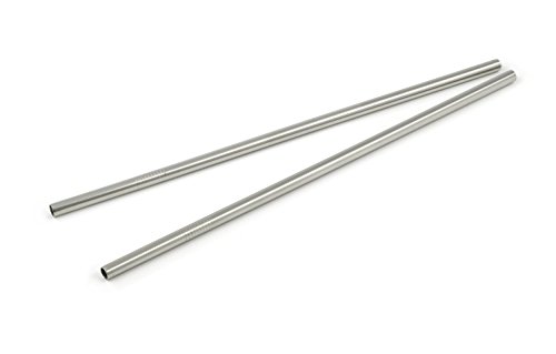 ESK Collection? 9.5' Stainless Steel Smoothie/drinking Straws with Straw Cleaner