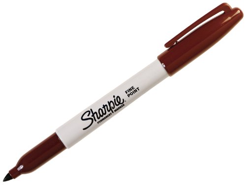 Sanford Sharpie Fine Point Permanent Brown Ink Marker (30037)