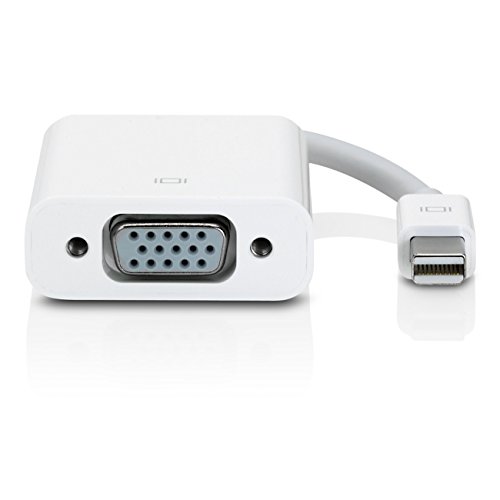 Mobi Lock Mini DisplayPort to VGA Adapter cable For Apple Unibody MacBook Pro / Air / iMac / Mini DisplayPort, Supports Audio, Video and the new Thunderbolt Port (Does not work with iPhones or iPads)