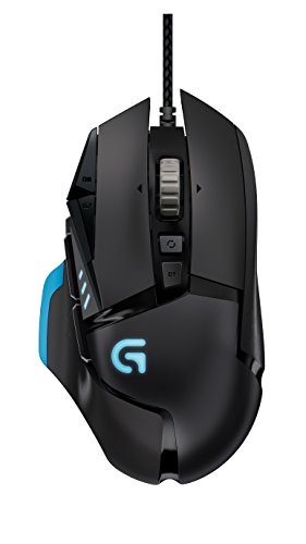 Logitech G502 Proteus Core Tunable Gaming Mouse, colore: Nero/Antracite