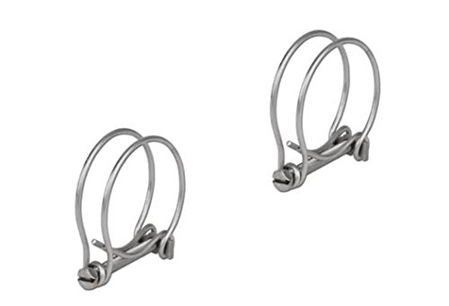 DOUBLE WIRE POND HOSE CLIPS FOR 25MM (1)PIPE- UNBEATABLE PRICE!!!