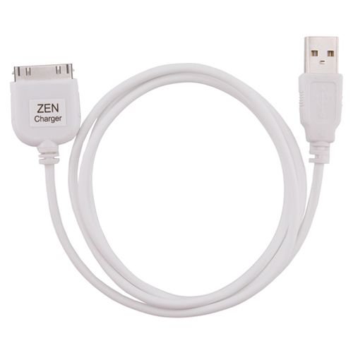 USB Hotsync + Charging [2-IN-1] Cable for Creative Zen Vision M / Vision W, White