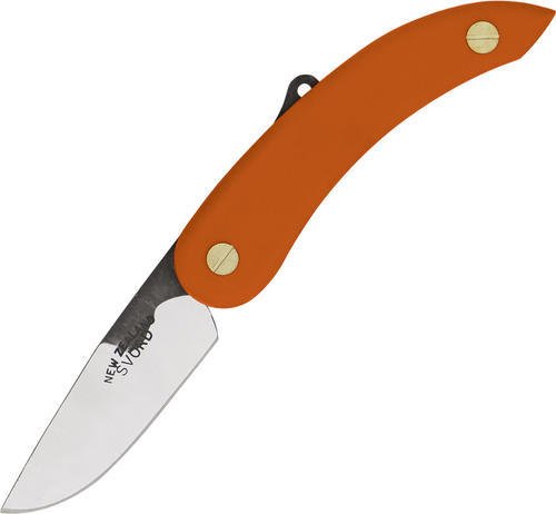 Svord Peasant Fold Knife Orange, Poly Handle, Swedish high carbon tool steel blade