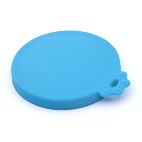Super Design Silicone Can Cover for Multiple Sizes, Blue