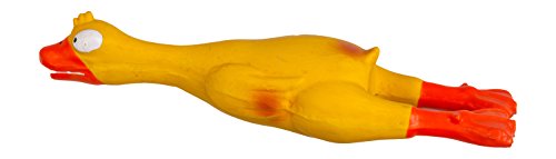 Train My Hound - Dog Toys For Aggressive Chewers - Tough Yellow Squeaking Duck - Manufactured From Soft Material That Squawks When Pressed - Ideal For Small and Medium Dogs - Give Your Dog A New Toy Today!