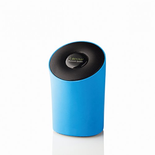 Portable Wireless Speaker - Lepow Modre Portable Wireless Bluetooth Speaker with High Def Sound Connects with iPhone, iPad, Samsung, and More (Blue)