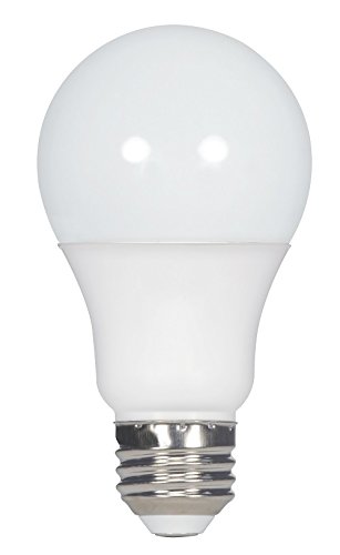 Satco S9837 9.5W A19 LED 3500K Medium Base 220' Beam Spread 120V Light Bulb