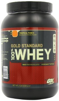 Optimum Nutrition 100% Whey Gold Standard, Tropical Punch, 2 Pound