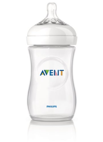 Philips Avent Natural Bottle, 9-Ounces, 1-Pack, PP, SCF693/17
