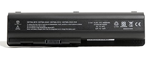 TechOrbits Laptop Battery for HP Pavilion DV4-1000 DV4-2000 DV5-1000 DV6-1000 DV6-2000 CQ50 CQ60 CQ70 G50 G60 G60T G61 G70 G71 Fits P/N 484170-001 EV06 KS524AA KS526AA HSTNN-IB72 - 3 Years Warranty