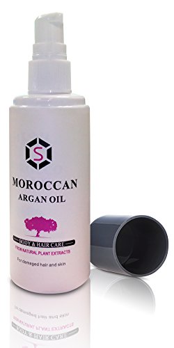 Saafi Hypnotic Moroccan Oil 100ml - Grade A Oil for Hair, Skin & Nails - Easy-to-Use Squirt Dispenser Bottle - Tame Frizz, Boost Shine, Hydrate & Nourish Naturally - Ideal Moisturizer, Beard Oil, Massage Oil & Cuticle Oil - Natural Product for Men & Women