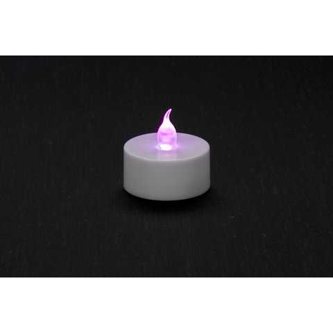Color Changing Led Tea Lights 1 1/2 Inches X 3/4 Inches Battery Operated X 4 Pieces