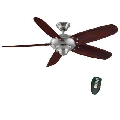 Home Decorators Collection Altura 56 in. Brushed Nickel Ceiling Fan