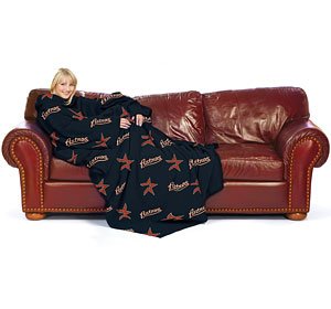 MLB Comfy Throw Blanket With Sleeves