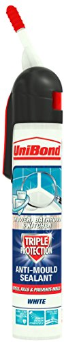 UniBond 1534693 Triple Protection Anti-Mould Sealant - 200 ml, Kiwi White