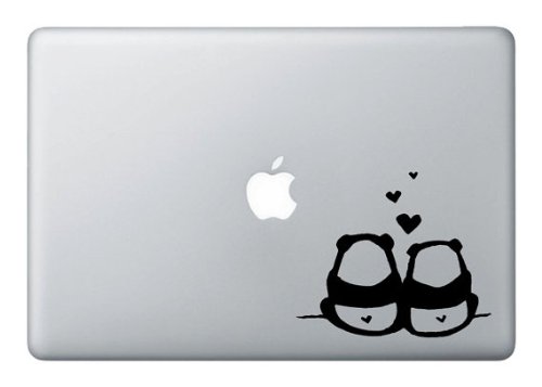 Two Pandas in Love Decal Sticker for Macbook Pro Air 13 15 17