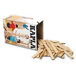 KAPLA Planks - 200 Piece Wooden Building Set in White Barrel [Toy]