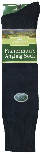 Mens Wool Navy Fishermans Angling Socks Hose 6-11 (EU 39-45)