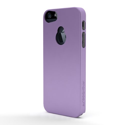 Maxboost iPhone 5S Case / iPhone 5 Case [Fusion Snap-On Case Series - Purple] Premium Coated Protective Hard Case for iPhone 5S / iPhone 5 (Fits All Versions of iPhone 5S & iPhone 5, AT&T, Verizon, Sprint)