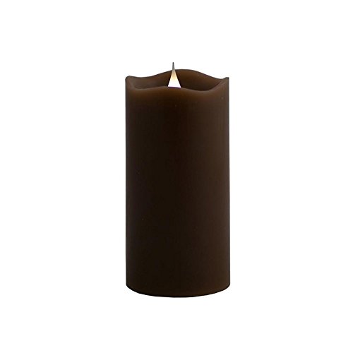 Pacific Accents Solare Flameless Ivory Wax Candle