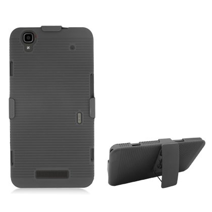 Cell Accessories For Less (TM) **PDA**For ZTE Max N9520 Dual w/Clip, Black + Bundle (Stylus & Micro Cleaning Cloth) - By TheTargetBuys