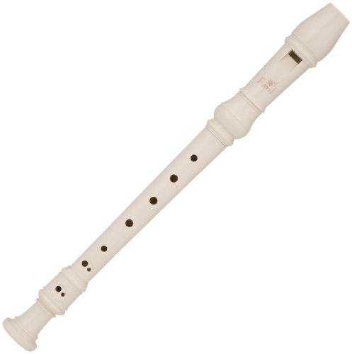 Ravel PR19V Ivory Recorder with Cleaning Rod and Bag