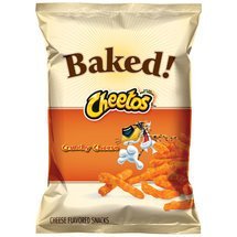 Frito Lay, Cheetos, Baked!, Crunchy Cheese Flavored Snacks, 7.63oz Bag (Pack of 4)
