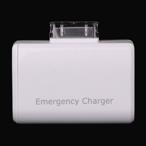 Mimibox Portable Emergency Charger for iPhone 4S/4G/3G/3GS/iPod - White