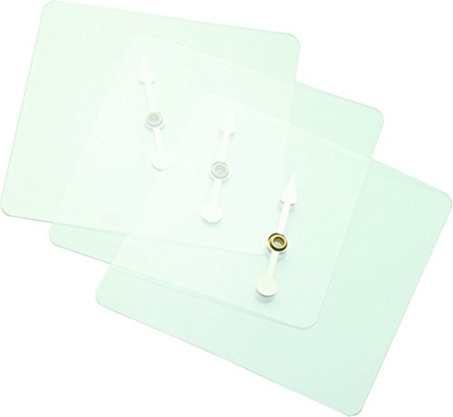 Learning Advantage 7350 Transparent Spinners (Pack of 5)