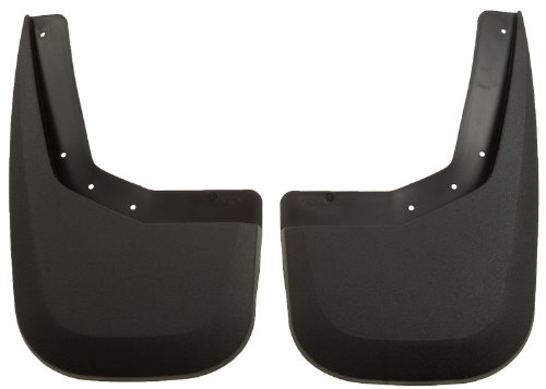 Husky Liners Custom Fit Rear Mudguard for Select GMC Models - Pack of 2 (Black)