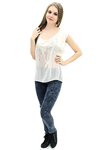 Women's Loose Casual Short Sleeve Chiffon Top T-shirt Blouse Avail in Plus Size