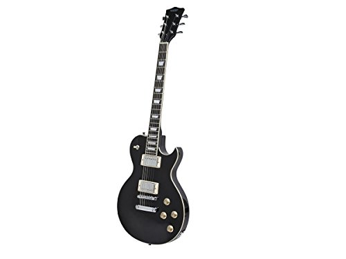 Monoprice 610210 Route 66 Modern Solid Body Electric Guitar - Black