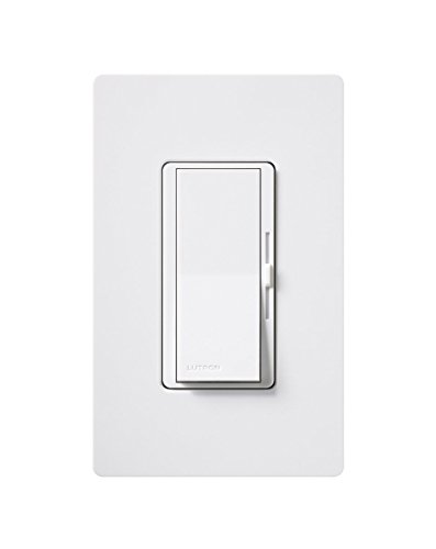 Lutron DVWCL-153PH-WH 4 Pack Diva Dimmable CFL/LED Dimmer, White