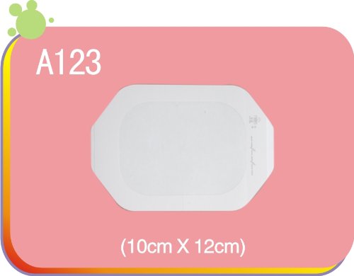 AOKI A123 Transparent Dressing With Label 4 x 4 3/4 50 per Box -- Compare to 3M Tegaderm 1626W