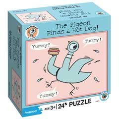 The Pigeon Finds a Hot Dog! Puzzle: 24 pc