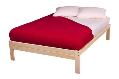 Twin Size Nomad Platform Bed Frame - Solid Hardwood