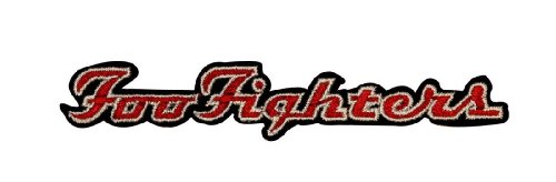 Foo Fighters Name Logo Music Band Embroidered Iron On Applique Patch