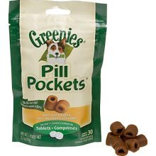 Greenies Pill Pockets For Dogs, 30 Chicken Pockets for Tablets, 3.2 Ounce, 6 Count