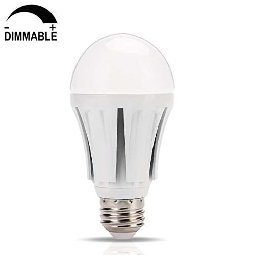 12Watt Dimmable A19 E26 LED Bulbs,Daylight White 6000K,LOHAS® 75Watt Incandescent Bulbs Replacement,1010 Lumens,180 Degree Beam Angle,Led Light Bulbs