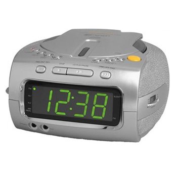 EMERSON CKD1100 CD-R/RW Stereo Clock Radio With Dual Alarms And Jumbo 1.2” Green LED Display