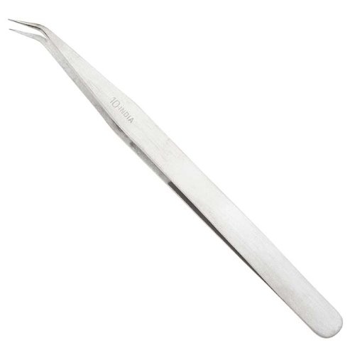 BeadSmith XTL-4001 Bent Fine Point Tweezers Bead and Pearl Knotting