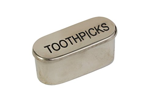 Royal Brass Silver Color Plated Toothpick Holder Box Ideas